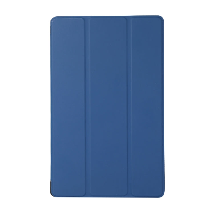 For Lenovo Tab M10 HD (X306) 3-folding Skin Texture Horizontal Flip TPU + PU Leather Case with Holder