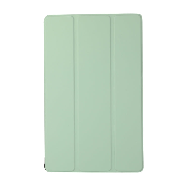 For Lenovo Tab M10 HD (X306) 3-folding Skin Texture Horizontal Flip TPU + PU Leather Case with Holder