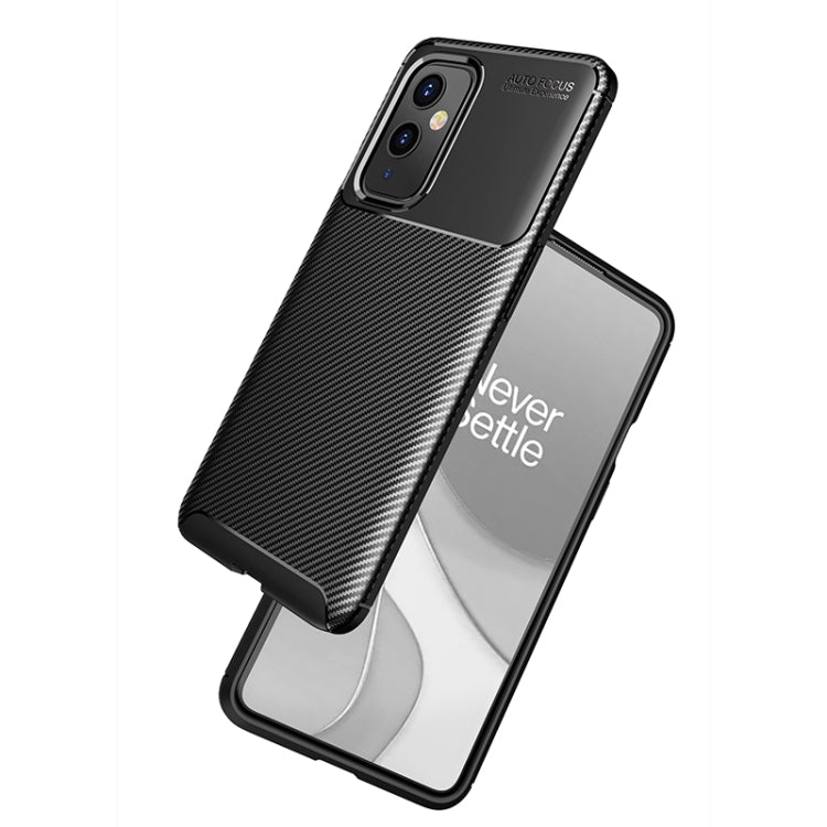 For OnePlus 9 Carbon Fiber Texture Shockproof TPU Case
