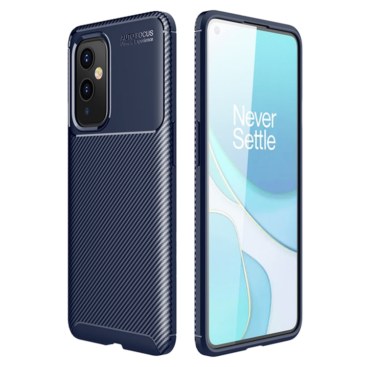 For OnePlus 9 Carbon Fiber Texture Shockproof TPU Case