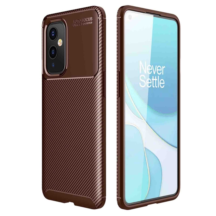 For OnePlus 9 Carbon Fiber Texture Shockproof TPU Case