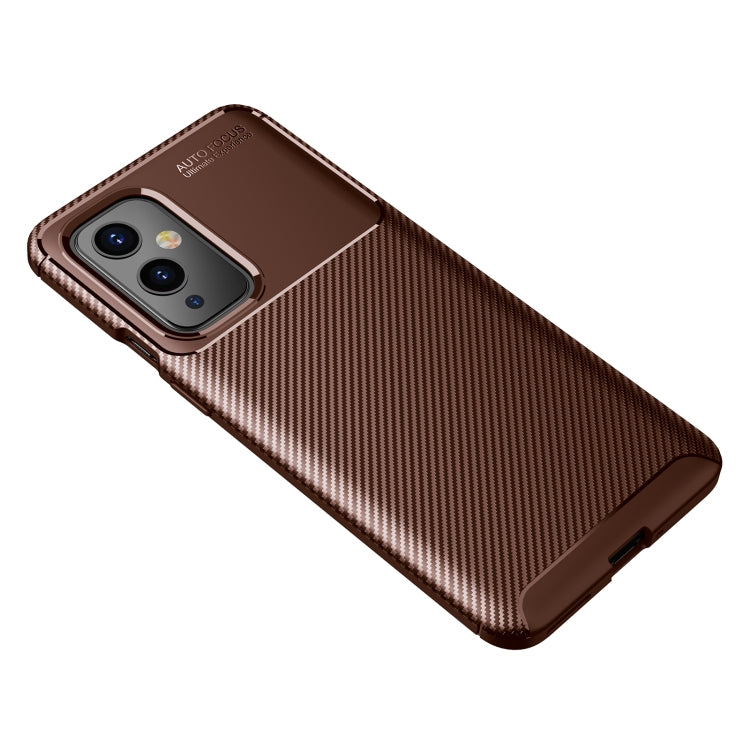 For OnePlus 9 Carbon Fiber Texture Shockproof TPU Case