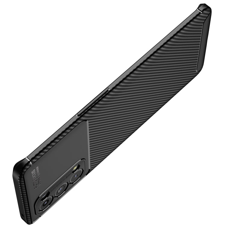 For OPPO Reno5 Pro 5G Carbon Fiber Texture Shockproof TPU Case