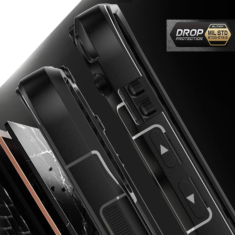 For iPhone 12 Pro Max Gold-Shield Series Shockproof PC + TPU Case