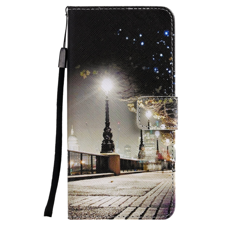 For iPhone 12 Pro Max Painting Horizontal Flip Leather Case with Holder & Card Slot & Lanyard