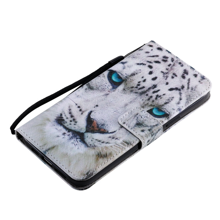 For iPhone 12 Pro Max Painting Horizontal Flip Leather Case with Holder & Card Slot & Lanyard