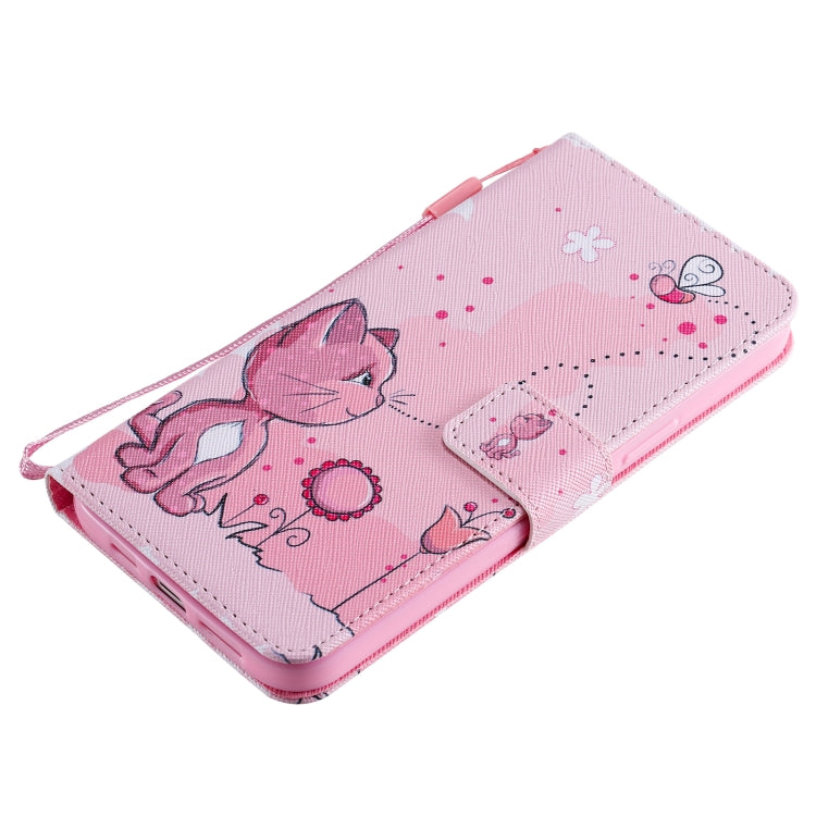 For iPhone 12 Pro Max Painting Horizontal Flip Leather Case with Holder & Card Slot & Lanyard
