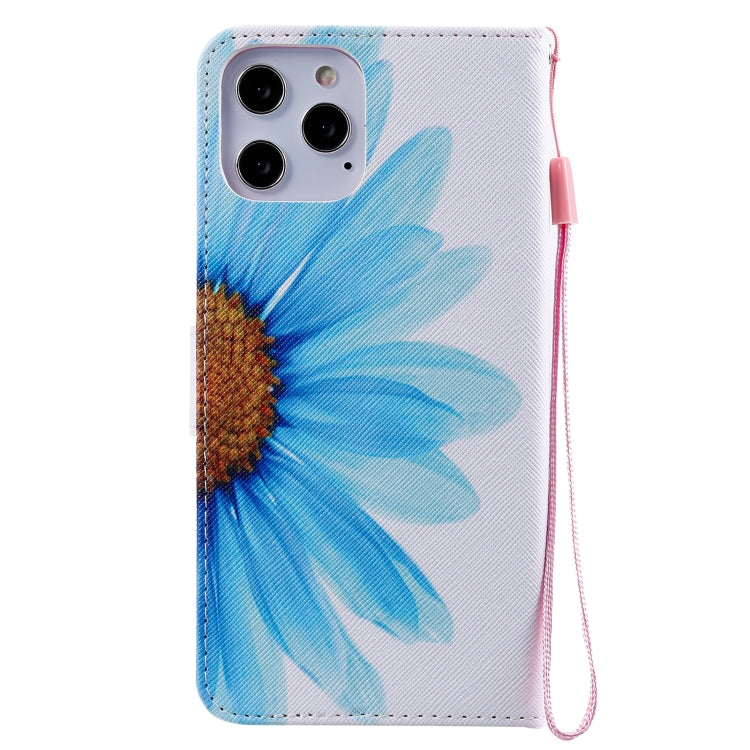 For iPhone 12 Pro Max Painting Horizontal Flip Leather Case with Holder & Card Slot & Lanyard