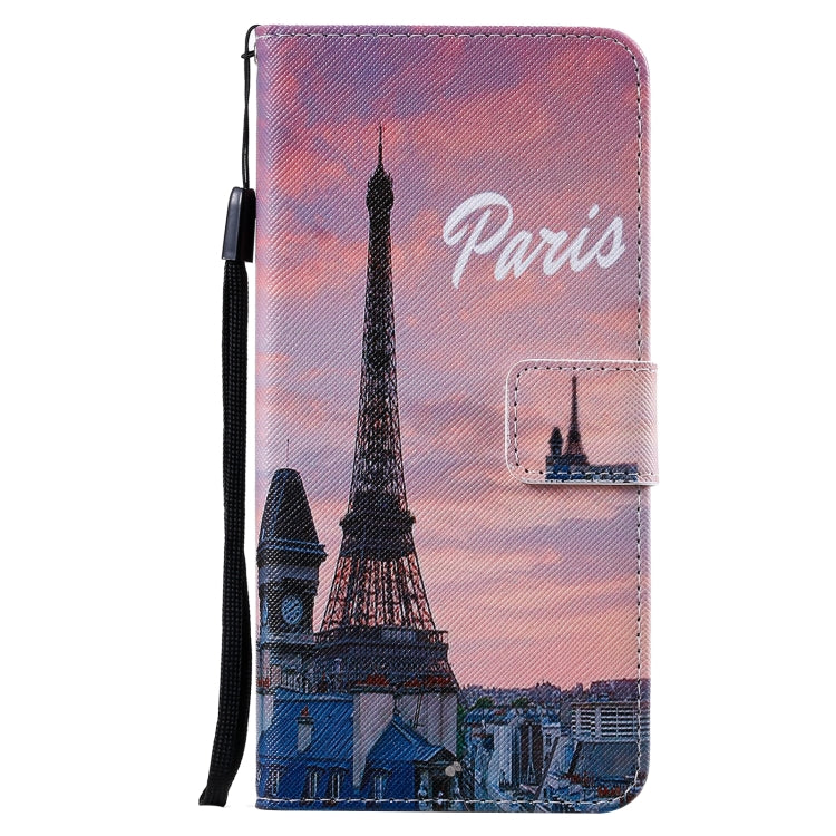For iPhone 12 Pro Max Painting Horizontal Flip Leather Case with Holder & Card Slot & Lanyard