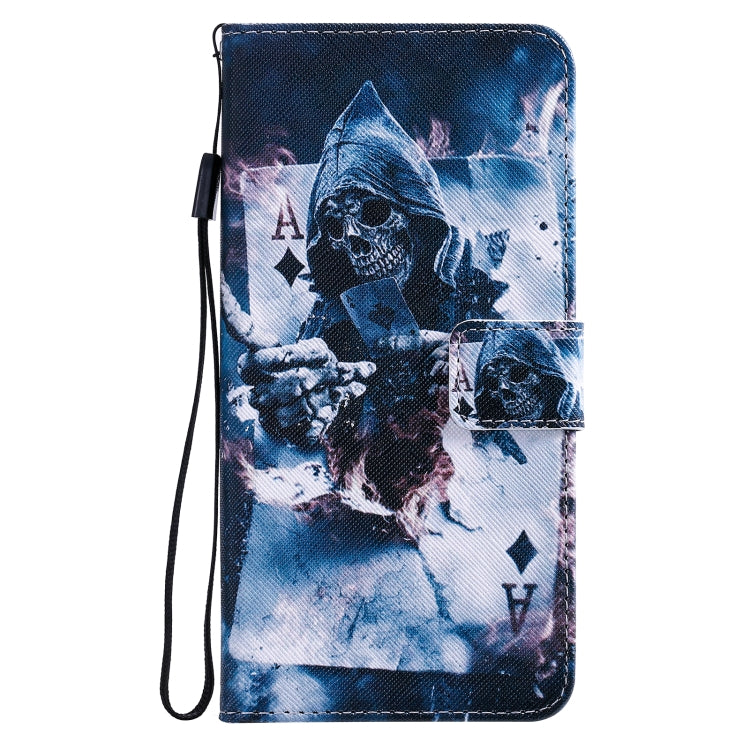 For iPhone 12 Pro Max Painting Horizontal Flip Leather Case with Holder & Card Slot & Lanyard