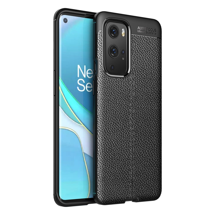 For OnePlus 9 Pro Litchi Texture TPU Shockproof Case