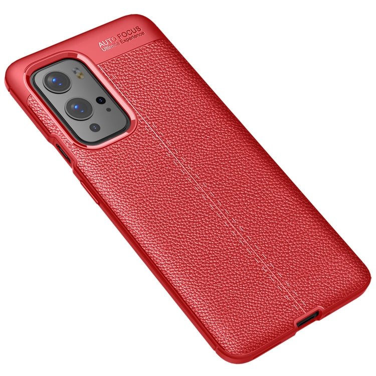 For OnePlus 9 Pro Litchi Texture TPU Shockproof Case