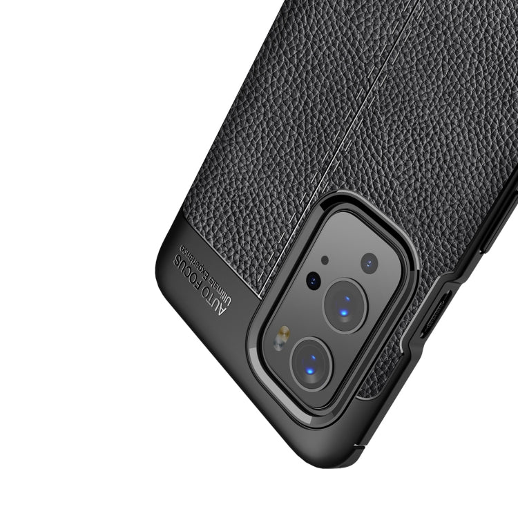 For OnePlus 9 Pro Litchi Texture TPU Shockproof Case