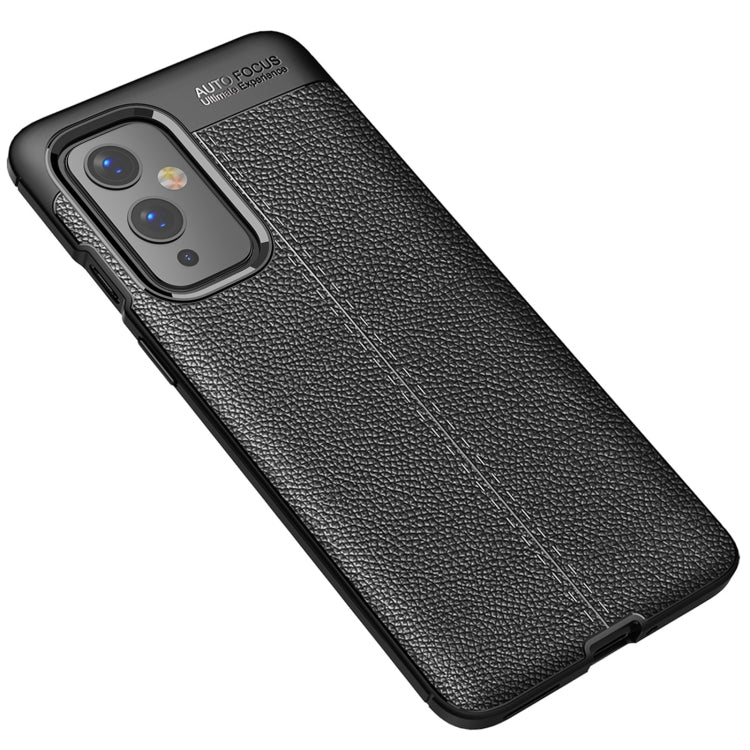 For OnePlus 9 Litchi Texture TPU Shockproof Case