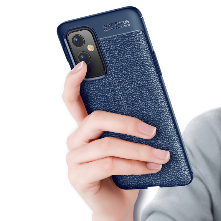 For OnePlus 9 Litchi Texture TPU Shockproof Case