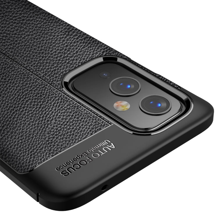 For OnePlus 9 Litchi Texture TPU Shockproof Case