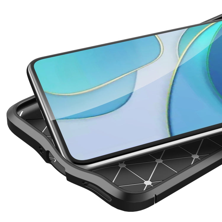 For OnePlus 9 Litchi Texture TPU Shockproof Case