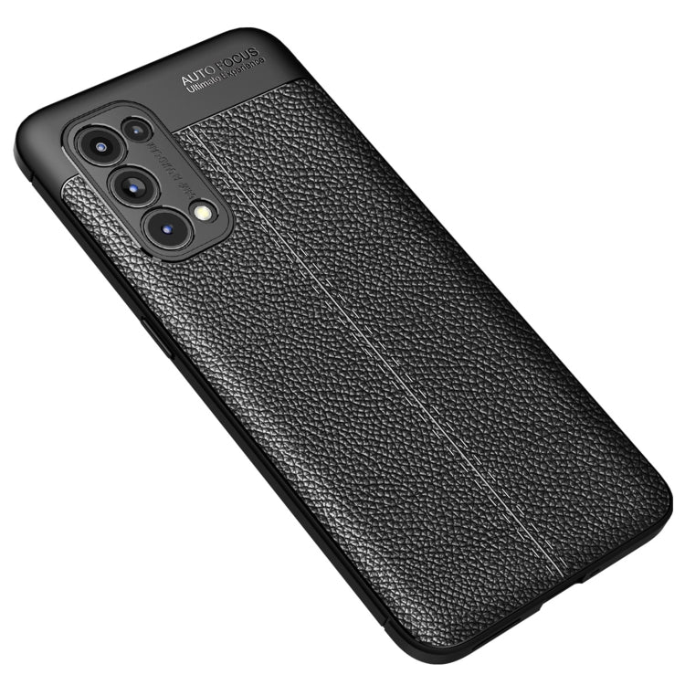 For OPPO Reno5 Pro 5G Litchi Texture TPU Shockproof Case