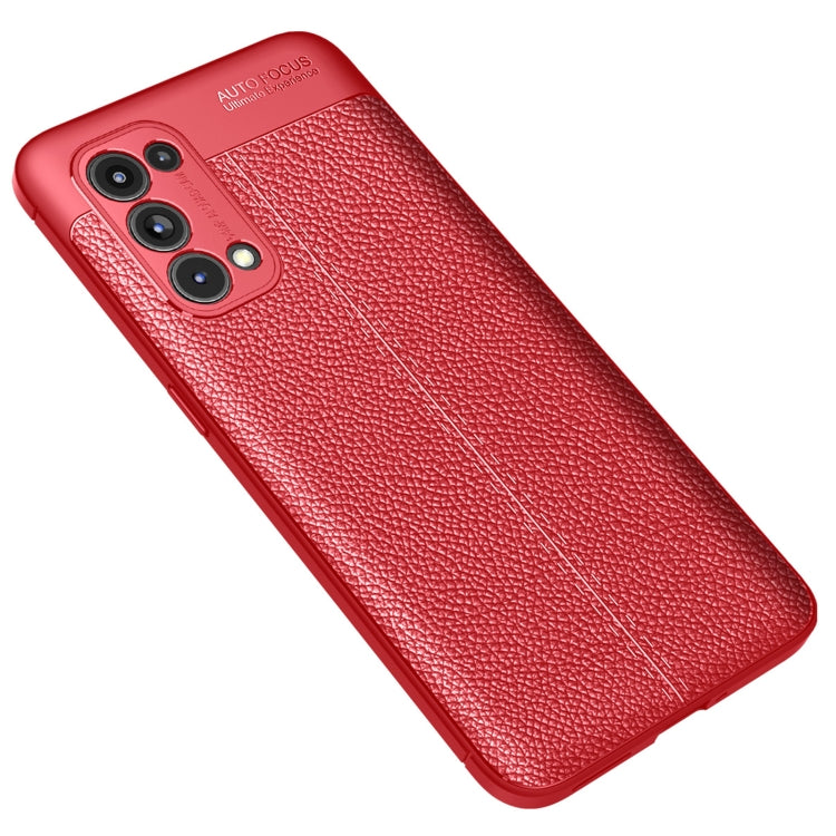 For OPPO Reno5 Pro 5G Litchi Texture TPU Shockproof Case