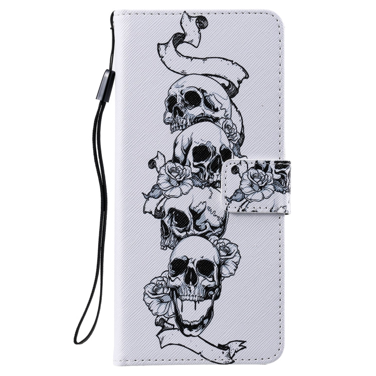 For Samsung Galaxy Note 20 Ultra Painting Horizontal Flip Leather Case with Holder & Card Slot & Lanyard