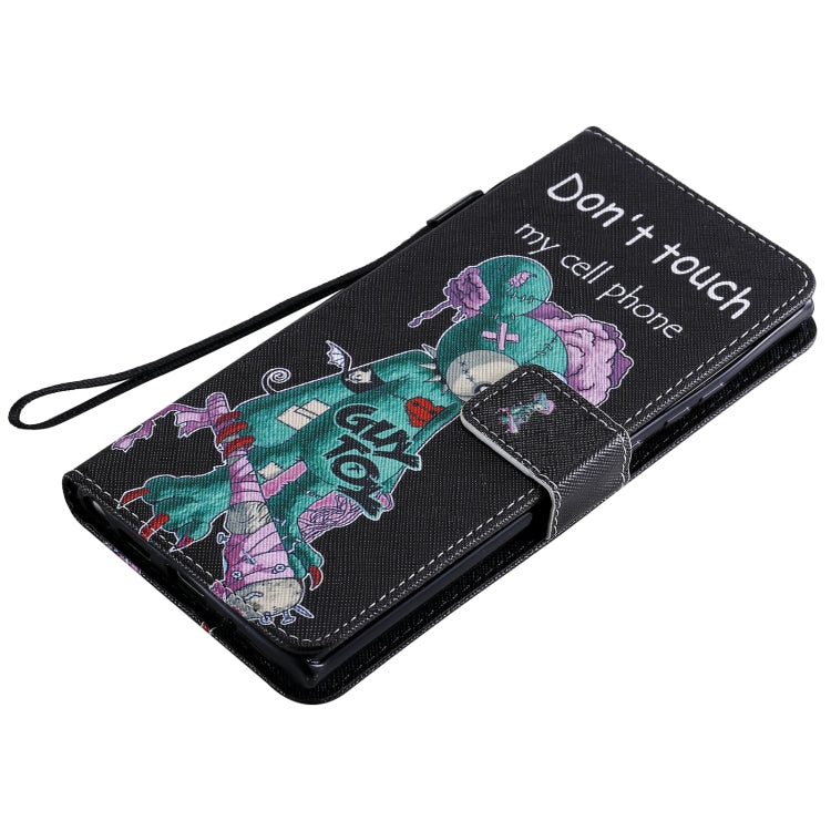 For Samsung Galaxy Note 20 Ultra Painting Horizontal Flip Leather Case with Holder & Card Slot & Lanyard
