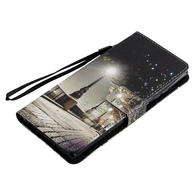 For Samsung Galaxy Note 20 Ultra Painting Horizontal Flip Leather Case with Holder & Card Slot & Lanyard