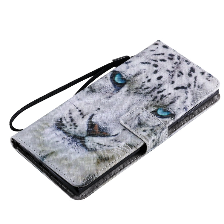 For Samsung Galaxy Note 20 Ultra Painting Horizontal Flip Leather Case with Holder & Card Slot & Lanyard