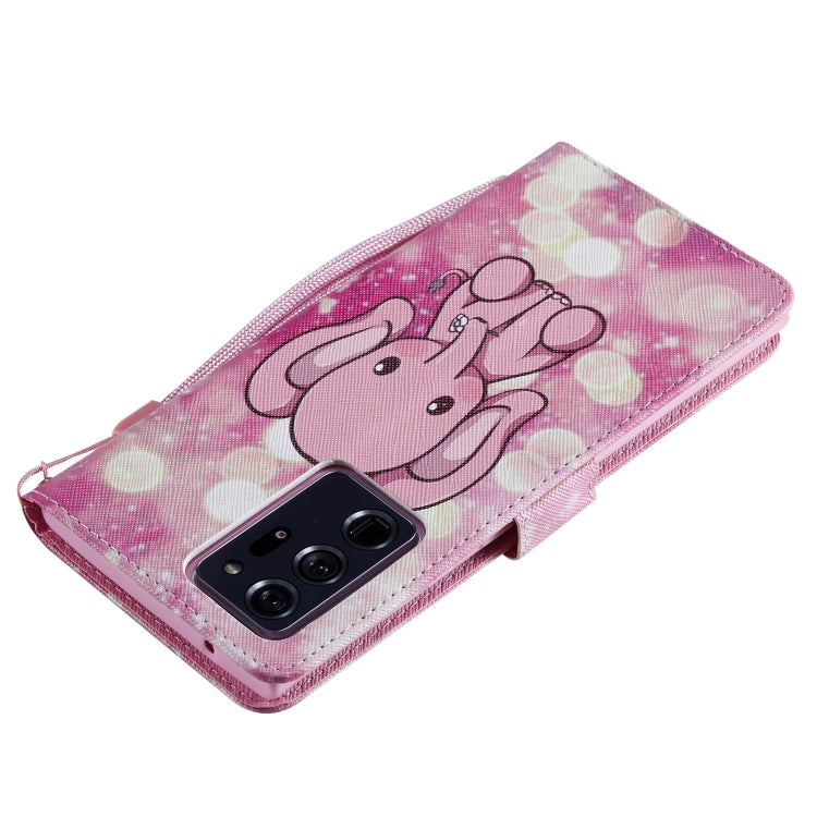 For Samsung Galaxy Note 20 Ultra Painting Horizontal Flip Leather Case with Holder & Card Slot & Lanyard
