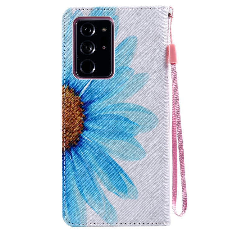 For Samsung Galaxy Note 20 Ultra Painting Horizontal Flip Leather Case with Holder & Card Slot & Lanyard