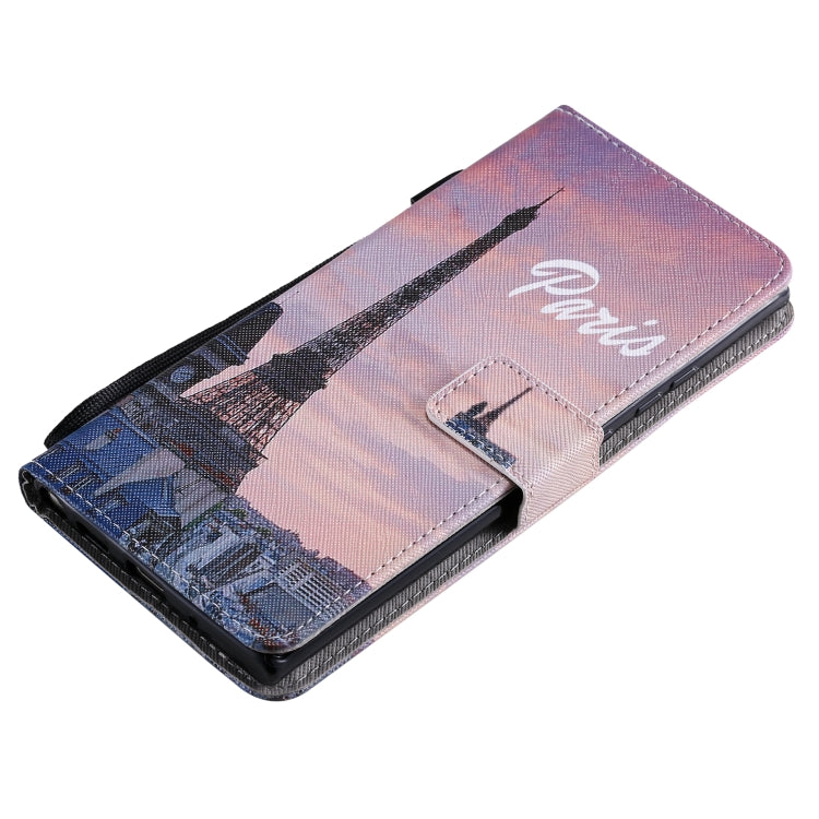 For Samsung Galaxy Note 20 Ultra Painting Horizontal Flip Leather Case with Holder & Card Slot & Lanyard