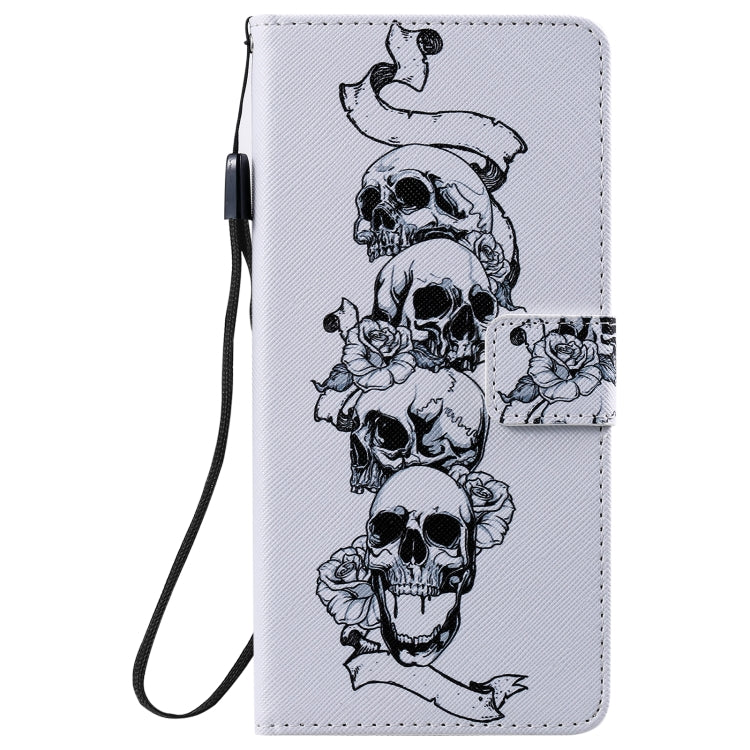 For Samsung Galaxy Note 20 Painting Horizontal Flip Leather Case with Holder & Card Slot & Lanyard