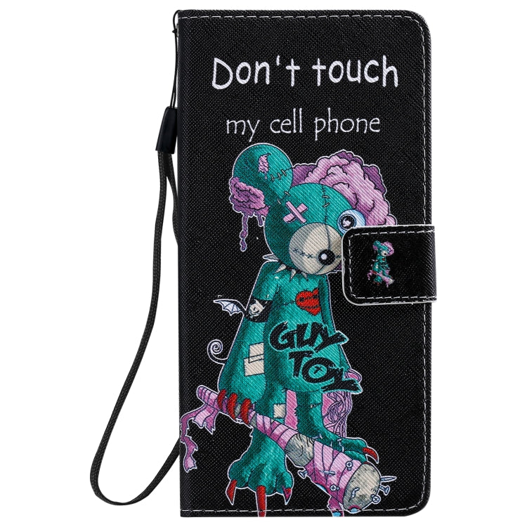 For Samsung Galaxy Note 20 Painting Horizontal Flip Leather Case with Holder & Card Slot & Lanyard