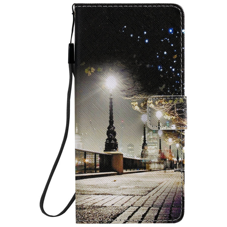 For Samsung Galaxy Note 20 Painting Horizontal Flip Leather Case with Holder & Card Slot & Lanyard