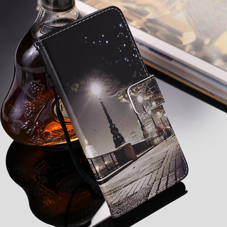 For Samsung Galaxy Note 20 Painting Horizontal Flip Leather Case with Holder & Card Slot & Lanyard