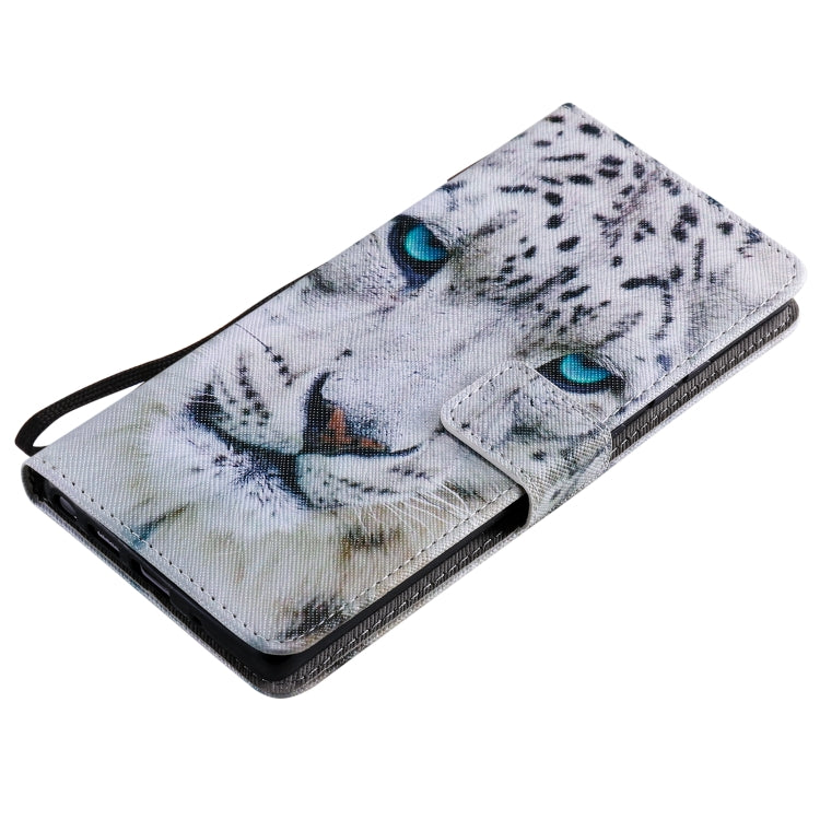 For Samsung Galaxy Note 20 Painting Horizontal Flip Leather Case with Holder & Card Slot & Lanyard