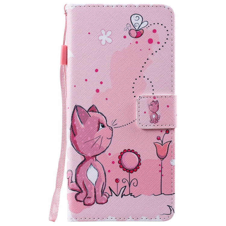 For Samsung Galaxy Note 20 Painting Horizontal Flip Leather Case with Holder & Card Slot & Lanyard