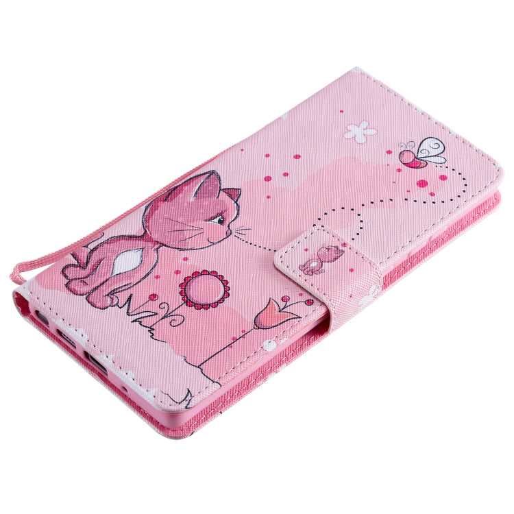 For Samsung Galaxy Note 20 Painting Horizontal Flip Leather Case with Holder & Card Slot & Lanyard