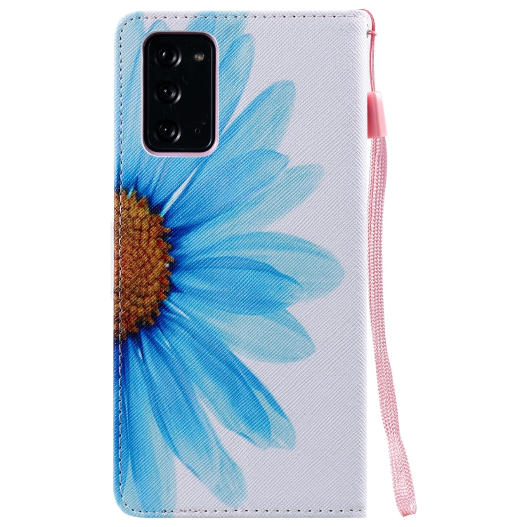 For Samsung Galaxy Note 20 Painting Horizontal Flip Leather Case with Holder & Card Slot & Lanyard