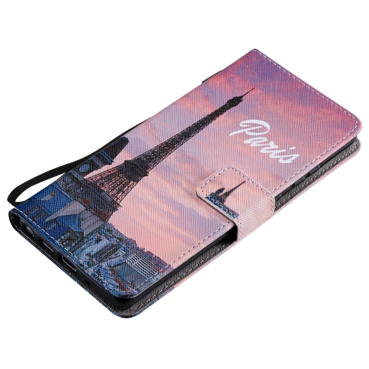 For Samsung Galaxy Note 20 Painting Horizontal Flip Leather Case with Holder & Card Slot & Lanyard