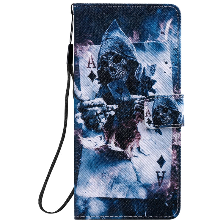 For Samsung Galaxy Note 20 Painting Horizontal Flip Leather Case with Holder & Card Slot & Lanyard