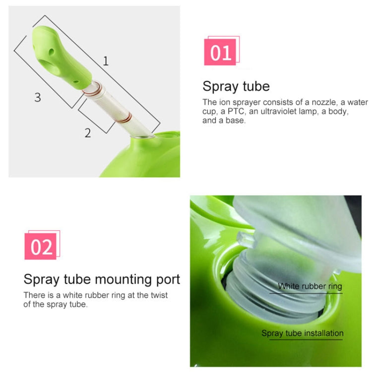 Household Face Steaming Device Beauty Humidifier Nano Face Steamer Automatic Alcohol Sprayer, Specification:AU Plug