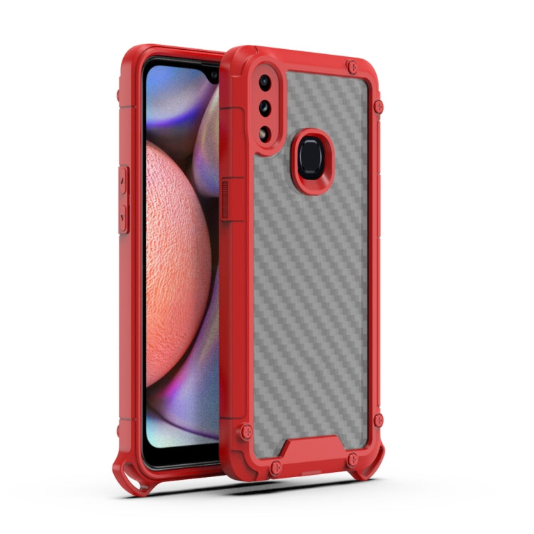 For Samsung Galaxy A10s Gold-Shield Series Shockproof PC + TPU Case