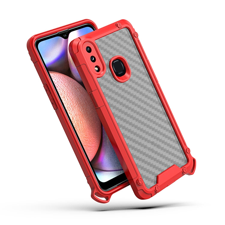 For Samsung Galaxy A10s Gold-Shield Series Shockproof PC + TPU Case