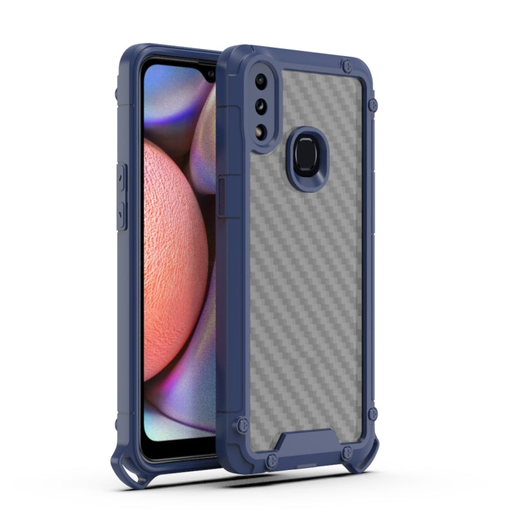 For Samsung Galaxy A10s Gold-Shield Series Shockproof PC + TPU Case