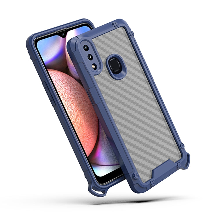 For Samsung Galaxy A10s Gold-Shield Series Shockproof PC + TPU Case