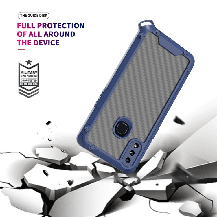 For Samsung Galaxy A10s Gold-Shield Series Shockproof PC + TPU Case