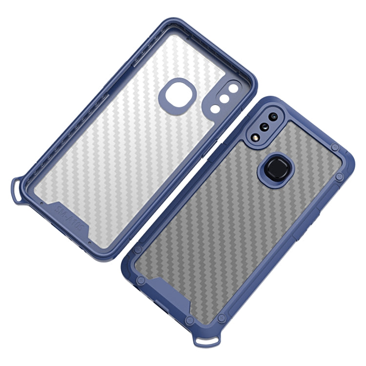 For Samsung Galaxy A10s Gold-Shield Series Shockproof PC + TPU Case
