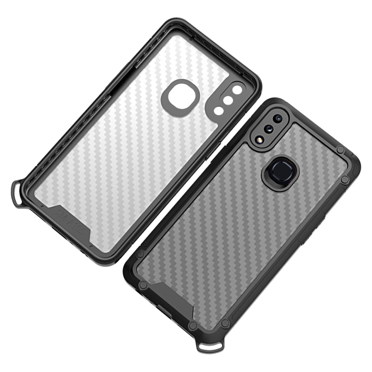 For Samsung Galaxy A10s Gold-Shield Series Shockproof PC + TPU Case
