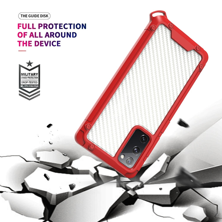 For Samsung Galaxy S20 FE 5G Gold-Shield Series Shockproof PC + TPU Case