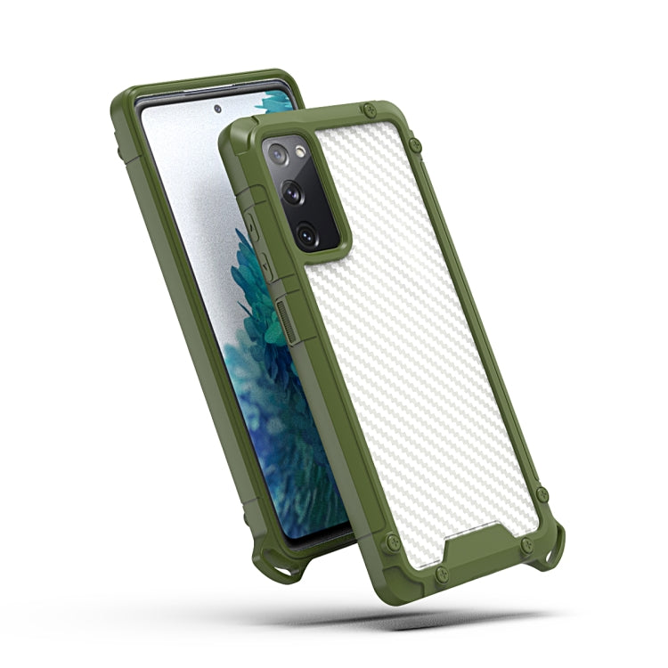 For Samsung Galaxy S20 FE 5G Gold-Shield Series Shockproof PC + TPU Case